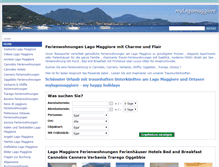 Tablet Screenshot of mylagomaggiore.de